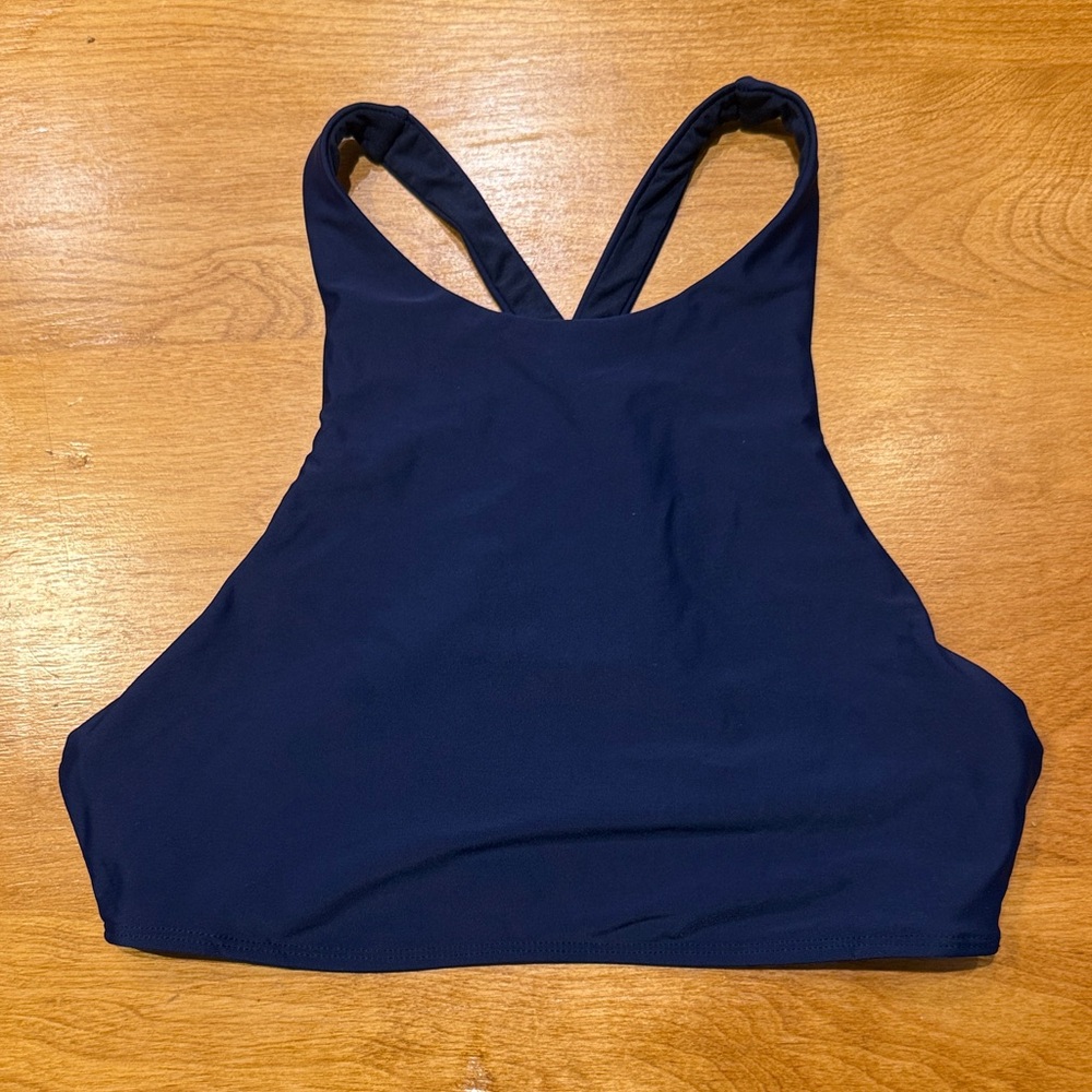 Aerie High-Neck razor back Bikini Top